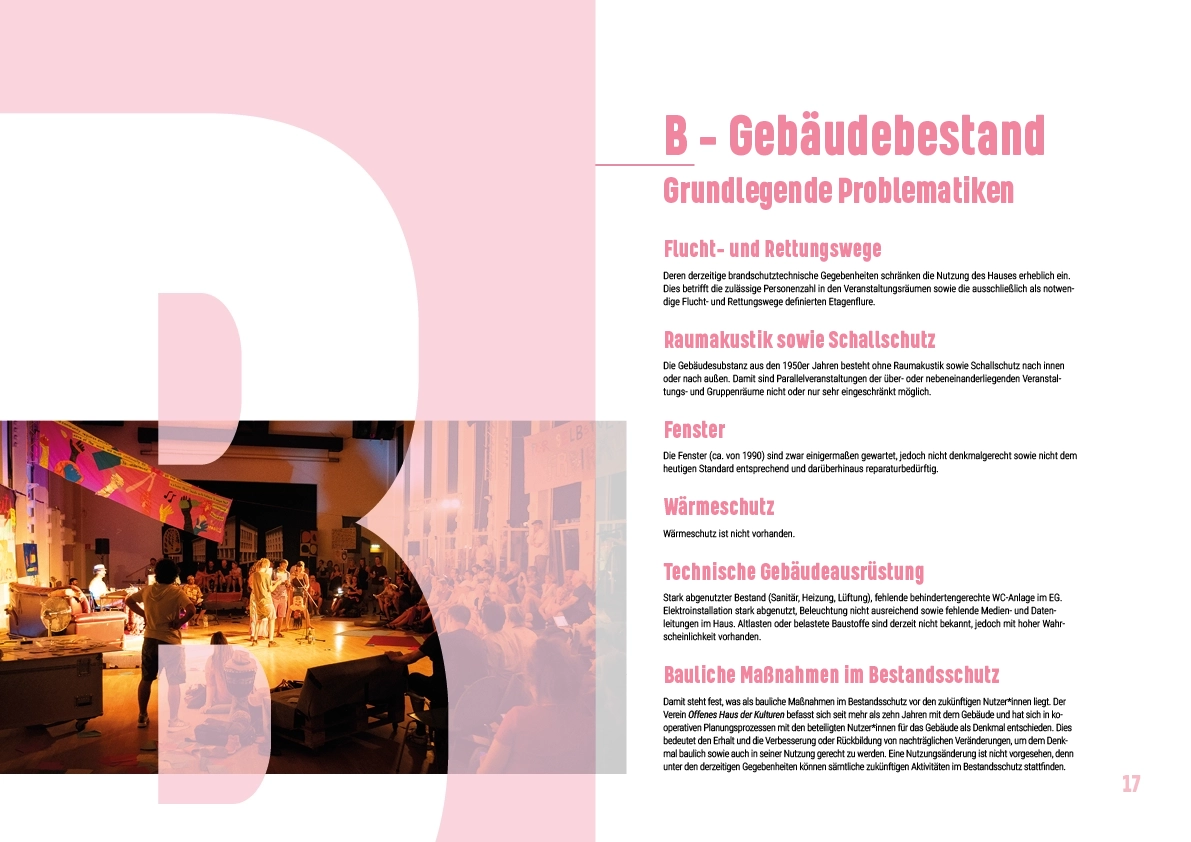 Offenes-Haus: Umsetzungskonzept 2021: Gebäudebestand - Doppelseite