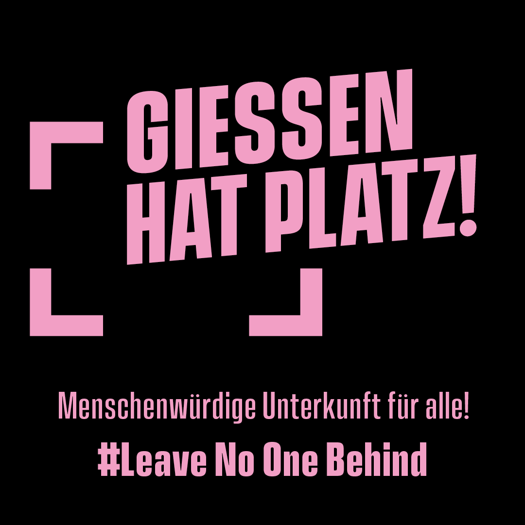 Giessen hat Platz! Kampagne Sharepic