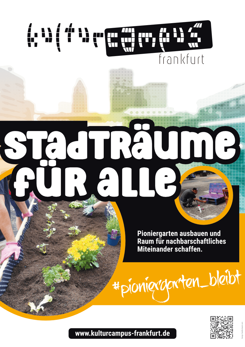 Kulturcampus Frankfurt: Kampagne: Plakat Stadträume für alle
